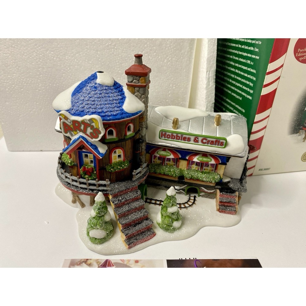Dept 56 Arts Hobbies and‎ Crafts Special Edition 56897 Christmas Village House - Picture 3 of 11